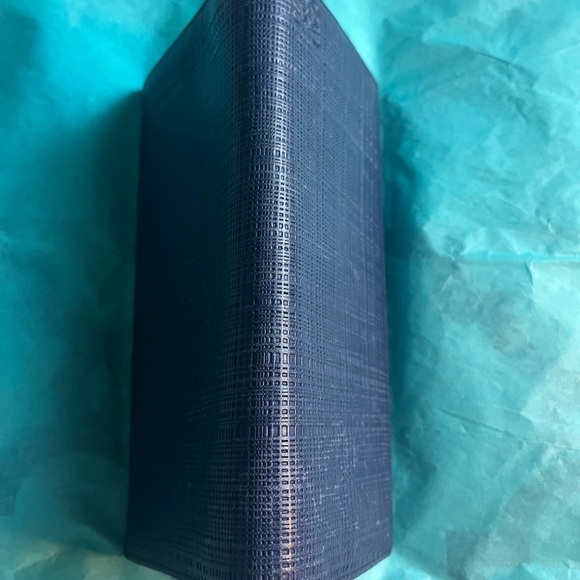 Authentic LOEWE Long Horizontal Navy Blue Leather Wallet - PreLoved - Picture 8 of 11